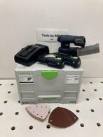Festool dtsc400 accu schuurmachine set, Doe-het-zelf en Verbouw, Ophalen, Zo goed als nieuw, Minder dan 600 watt, Vlakschuurmachine