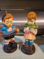 Vintage Sierkaarsen - Jongen en Meisje, Antiek en Kunst, Ophalen of Verzenden
