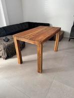 Houten tafel, Huis en Inrichting, 100 tot 150 cm, Zo goed als nieuw, Vier personen, Rechthoekig
