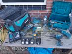 Makita set/partij gereedschap, Doe-het-zelf en Verbouw, Gereedschap | Boormachines, Ophalen, Zo goed als nieuw, Boor- en Schroefmachine
