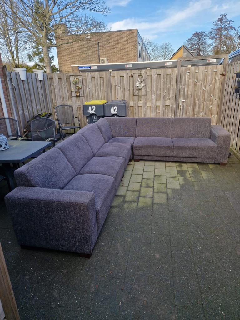 Gebruikte hoekbank - Puttershoek, Huis en Inrichting, Ophalen, Gebruikt, Hoekbank, 300 cm of meer