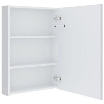 Badkamerkast met spiegel en LED 50x13x70 cm beschikbaar voor biedingen