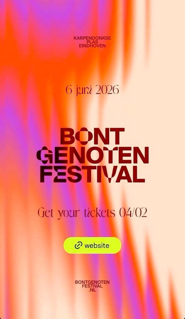 Ticket bontgenoten festival 2026 te koop, Tickets en Kaartjes, Eén persoon