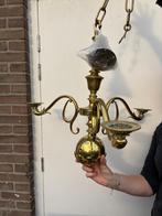 Koperen kroonluchter kandelaar, Ophalen, Zo goed als nieuw