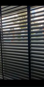 Zwarte aluminium jaloezieën - 2 stuks, Huis en Inrichting, Stoffering | Gordijnen en Lamellen, 200 cm of meer, Zwart, 150 tot 200 cm