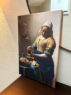 Melkmeisje Vermeer Canvas - 30x45cm, Antiek en Kunst, Ophalen of Verzenden