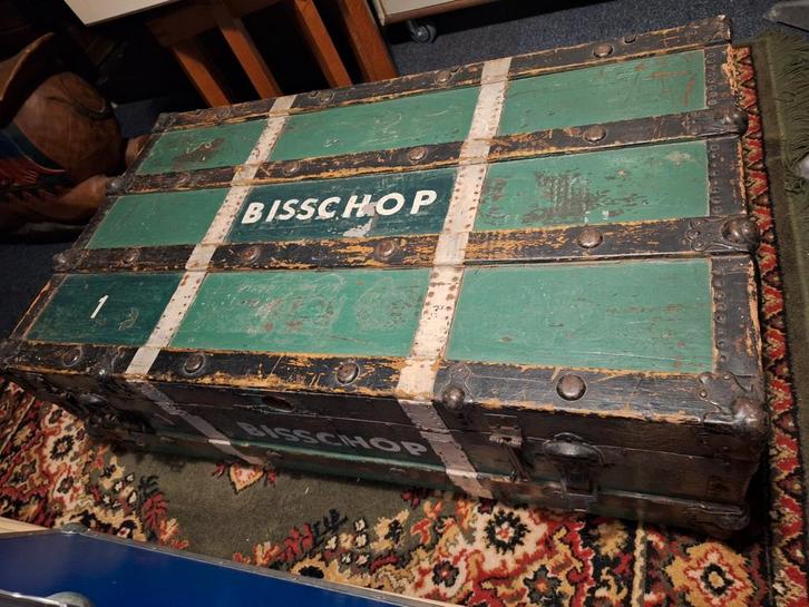 Vintage grote Koffer, Sieraden, Tassen en Uiterlijk, Koffers, Gebruikt, 70 cm of meer, Ophalen