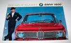 Autofolder BMW 1800 DUITS 1963 Die neue Klasse, Ophalen of Verzenden, Zo goed als nieuw, BMW