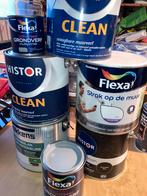 Diverse Verf Restanten - Histor, Flexa, Sikkens, Doe-het-zelf en Verbouw, Verf, Beits en Lak, Gebruikt, Overige kleuren, Ophalen of Verzenden