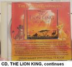CD, THE LION KING continues, Cd's en Dvd's, Ophalen of Verzenden, Zo goed als nieuw, Overige soorten