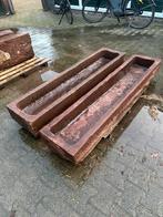 Bentheimer stenen bloembak/drinkbak/voerbak, Tuin en Terras, Bloembakken en Plantenbakken, Ophalen, Steen, Gebruikt, Minder dan 30 cm