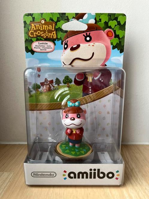 Amiibo Lottie (Animal Crossing), Spelcomputers en Games, Games | Nintendo Switch, Nieuw, 1 speler, Vanaf 3 jaar, Ophalen of Verzenden