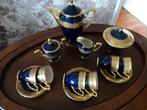 Zeldzaam Bavaria Westerndorf Cobalt & 22 k Gold servies, Ophalen of Verzenden