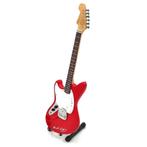 Kurt Cobain Nirvana miniatuur gitaar van hout mini deco 25cm, Verzamelen, Info@deconoord.nl, Verzenden, Deco Noord, Nieuw