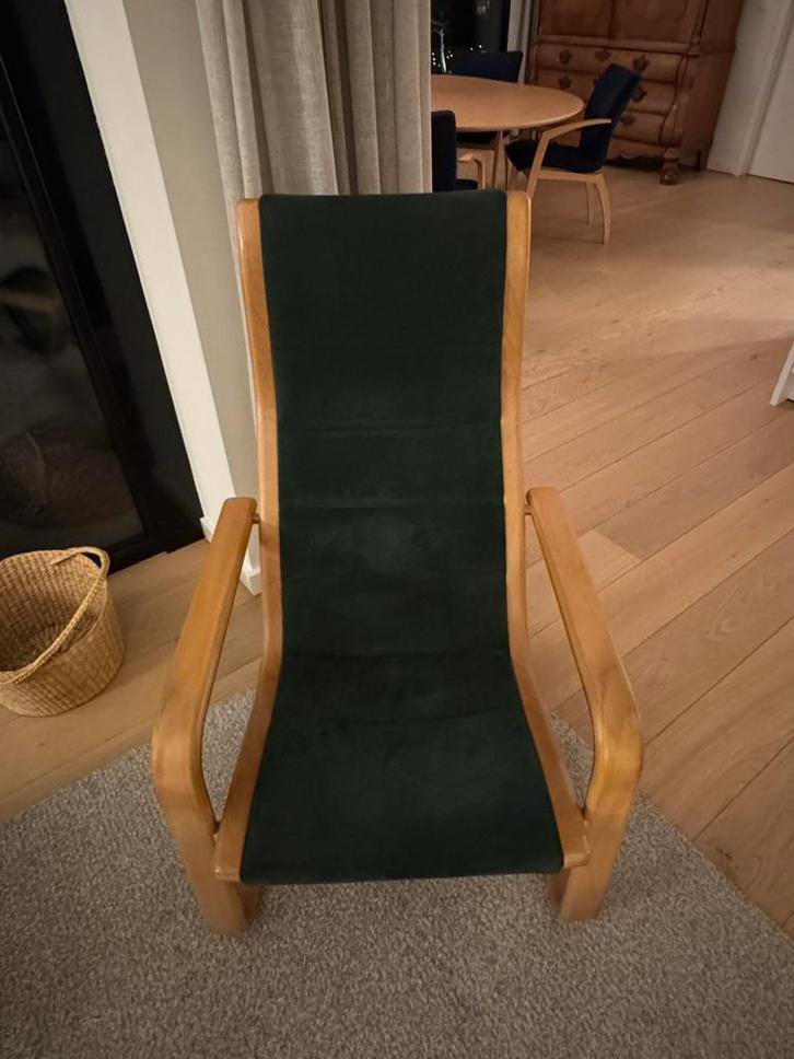 Zweedse fauteuil,Yngve Ekström Swedese  - Lamello Design, Huis en Inrichting, Fauteuils, Gebruikt, Hout, 50 tot 75 cm, 75 tot 100 cm
