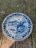Delfts Blauw Bord - Uitstekende Staat, Ophalen of Verzenden