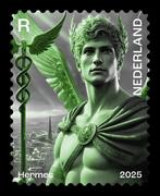 2025 Crypto Stamp Hermes GROEN ( crypto postzegel ) Postfris, Postzegels en Munten, Postzegels | Nederland, Ophalen of Verzenden