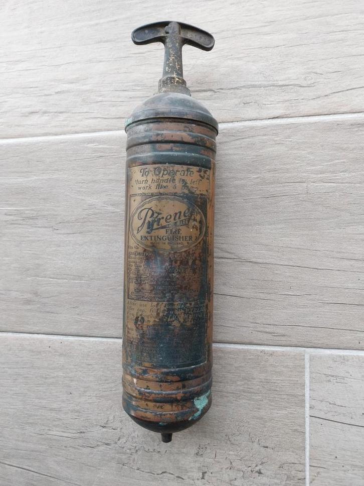 Britse wo2 pyrene brandblusser 1939 BEF, Verzamelen, Militaria | Algemeen, Landmacht, Engeland, Ophalen of Verzenden