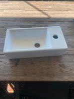 Wasbak wit keramiek 41x20,5x10 nieuw, Doe-het-zelf en Verbouw, Sanitair, Ophalen, Nieuw, Wastafel