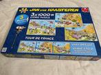 Jan van Haasteren puzzel Drieluik - Tour de France, Hobby en Vrije tijd, Denksport en Puzzels, Ophalen of Verzenden, 500 t/m 1500 stukjes