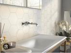 Witte Hexagon Tegels - 4,5m² - APE Grupo/Carmen, Doe-het-zelf en Verbouw, Tegels, Ophalen, Nieuw, Minder dan 20 cm, Minder dan 5 m²
