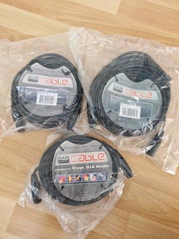 2 DAP FL0110 XLR male - XLR female 10 meter 1 FL0120 20 mete beschikbaar voor biedingen