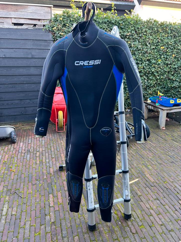 Cressi Lontra 7mm Duikpak XL - Zo Goed Als Nieuw, Watersport en Boten, Duiken, Zo goed als nieuw, Duikpak, Ophalen of Verzenden