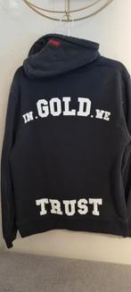 GOLD WE TRUST hoodie M Zwart, Kleding | Heren, Truien en Vesten, Ophalen of Verzenden, Zo goed als nieuw, Zwart