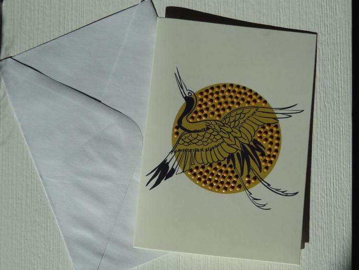 Diamond Painting Kaart Vogel Met Envelop >Snelle Verzending!, Hobby en Vrije tijd, Kaarten | Zelfgemaakt, Nieuw, Dieren, Ophalen of Verzenden