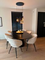 Zwarte Zthal Riva Lamp + Tafel & Eetstoelen (Optioneel), Ophalen, Nieuw, Metaal, 50 tot 75 cm