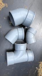 PVC hulpstukken, Doe-het-zelf en Verbouw, Buizen en Afvoer, Ophalen, Bochten, Pvc, Nieuw