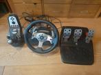Logitech G25 Racestuur PC - Werkt Perfect!, Computers en Software, Joysticks, Ophalen of Verzenden, Gebruikt