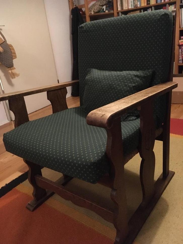 Rokers stoel, Antiek en Kunst, Antiek | Meubels | Stoelen en Banken, Ophalen