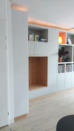 Wandmeubel, woonkamerkast, designkast, kast tv-kast op maat., Huis en Inrichting, Kasten | Wandmeubels, 200 cm of meer, Met klep(pen)