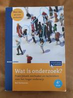 Wat is onderzoek? Praktijkboek voor hoger onderwijs, Boeken, Studieboeken en Cursussen, Gelezen, Nel Verhoeven, Ophalen of Verzenden