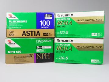 16 Fujicolor Fujichrome 120 Rollfilm Reala NPH Astia SEALED! beschikbaar voor biedingen