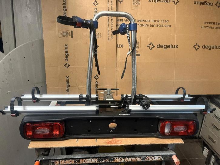 Twinny load e-carrier base fietsendrager (verbeterde versie), Auto diversen, Fietsendragers, Gebruikt, Trekhaakdrager, 2 fietsen