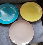 Cook! 3 gekleurde borden dinerborden porselein 28 cm, Huis en Inrichting, Keuken | Servies, Bord(en), Ophalen of Verzenden, Zo goed als nieuw