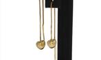 Staafjes hart 14 karaats gouden dames design oorbellen, Sieraden, Tassen en Uiterlijk, Oorbellen, Hangers, Voordeelsieraden, Ophalen of Verzenden