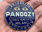 Emaille bordje/plaatje Pandozy, Antiek en Kunst, Antiek | Emaille, Ophalen of Verzenden