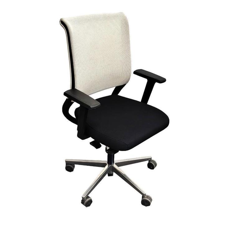 af08f, Huis en Inrichting, Bureaustoelen, Gebruikt, Bureaustoel, Wit, Ergonomisch, Ophalen of Verzenden