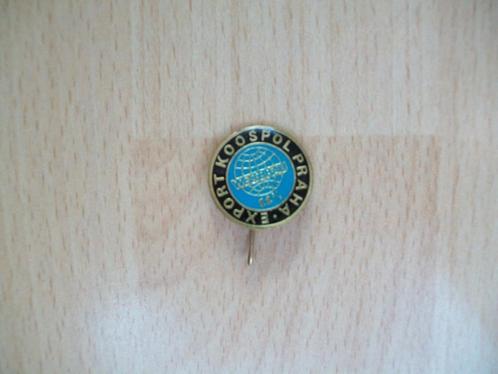 Oud speldje pin Tsjechoslowakije Koospol Export Praha Praag, Verzamelen, Speldjes, Pins en Buttons, Gebruikt, Speldje of Pin, Ophalen of Verzenden