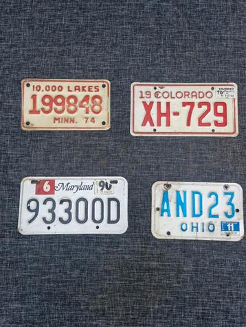 Kentekenplaat Motor USA nummerbord Nummerplaat motorcycle VS beschikbaar voor biedingen