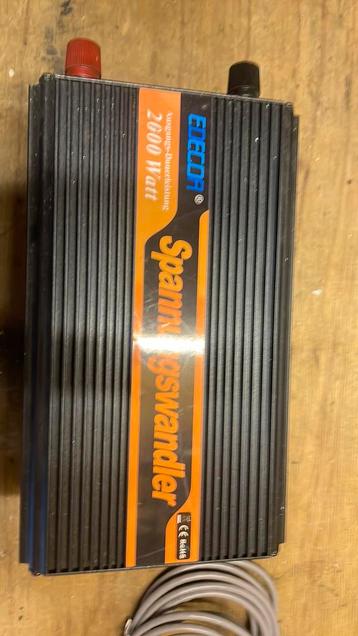 Omvormer 24 volt 2000 watt edecoa beschikbaar voor biedingen