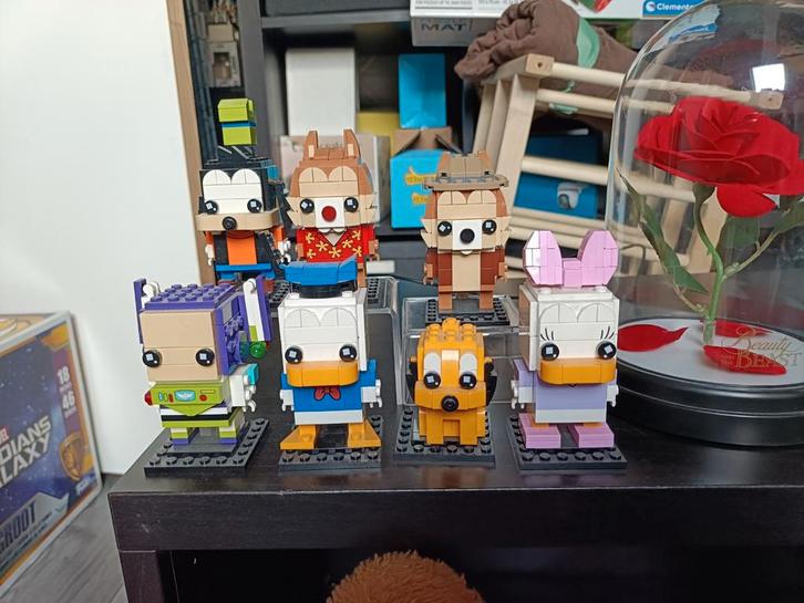Disney Brickheadz Collectie - Display Modellen, Kinderen en Baby's, Speelgoed | Duplo en Lego, Zo goed als nieuw, Lego, Complete set
