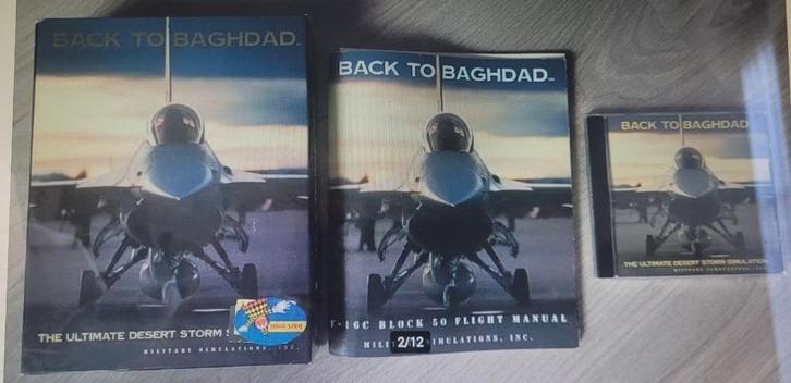 Windows 95 Game cd rom Back to Baghdad compleet (1998), Spelcomputers en Games, Games | Pc, Zo goed als nieuw, Racen en Vliegen