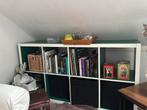 Groen/Witte Kallax kast Ikea, Ophalen, Zo goed als nieuw, 100 tot 150 cm, Minder dan 100 cm