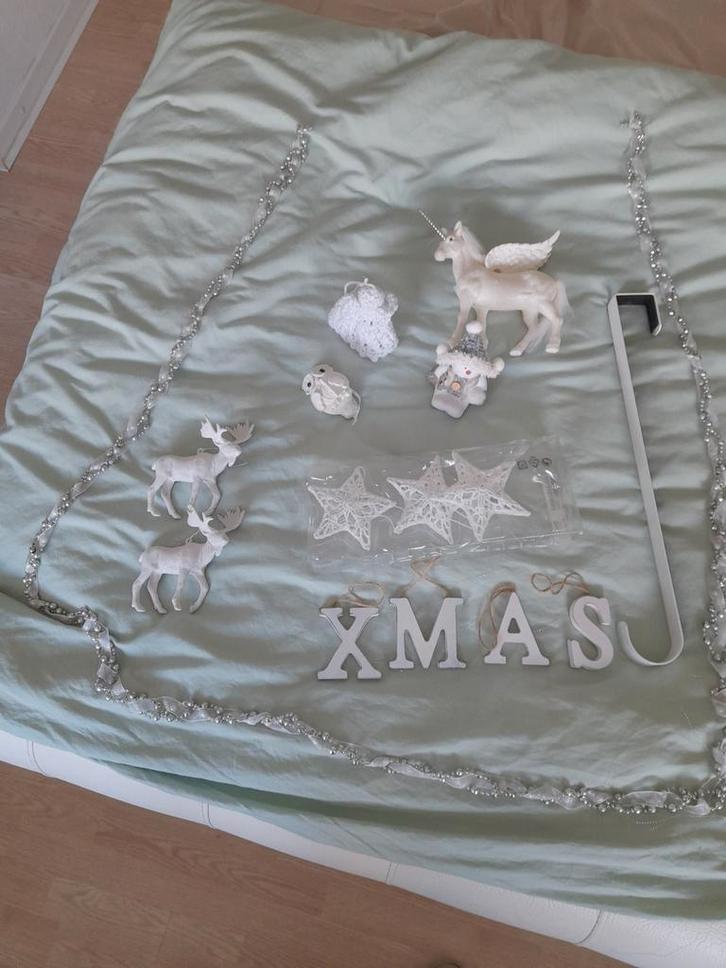 Izgs Witte Kerst accessoires 1 partij, Diversen, Kerst, Nieuw, Ophalen of Verzenden