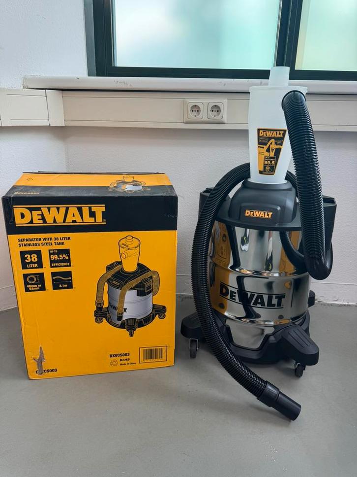 DeWALT DXVCS003 cycloon voorafscheider, Witgoed en Apparatuur, Stofzuigers, Nieuw, Overige typen, Minder dan 1200 watt, Reservoir
