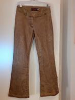 Vintage design broek R.Engel for High Society, mt 38, Maat 38/40 (M), Bruin, Ophalen of Verzenden, Zo goed als nieuw